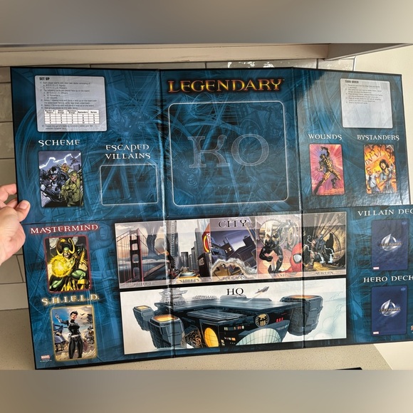 Upper Deck Legendary: A Marvel Deck Building Game Complete EUC! Super Hero - Picture 4 of 7